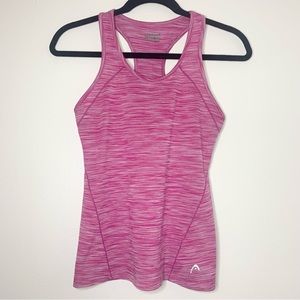 Head | Stretchy Pink Racerback Tank Top - Small